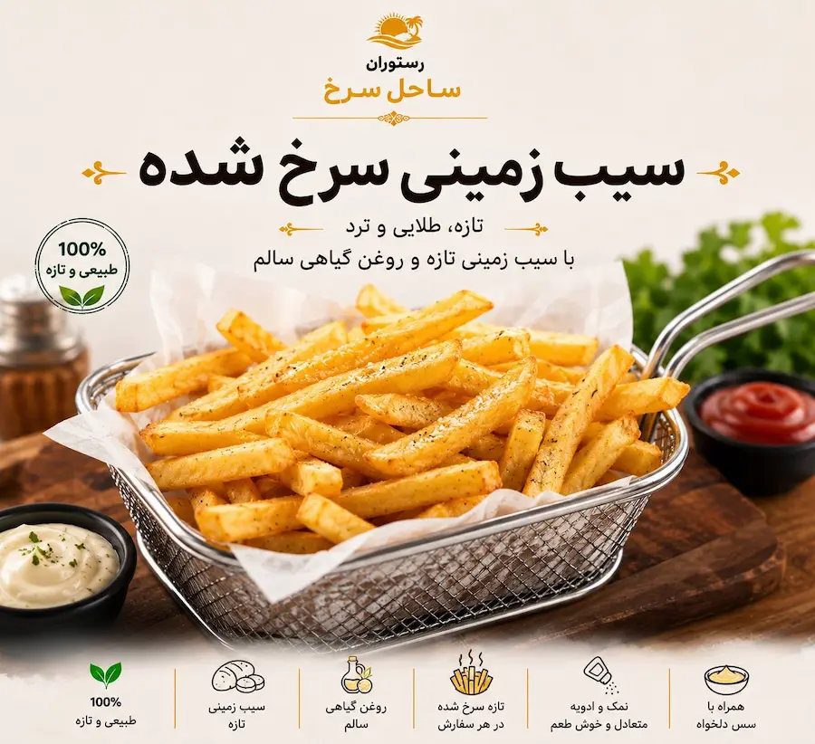 سیب زمینی سرخ شده
