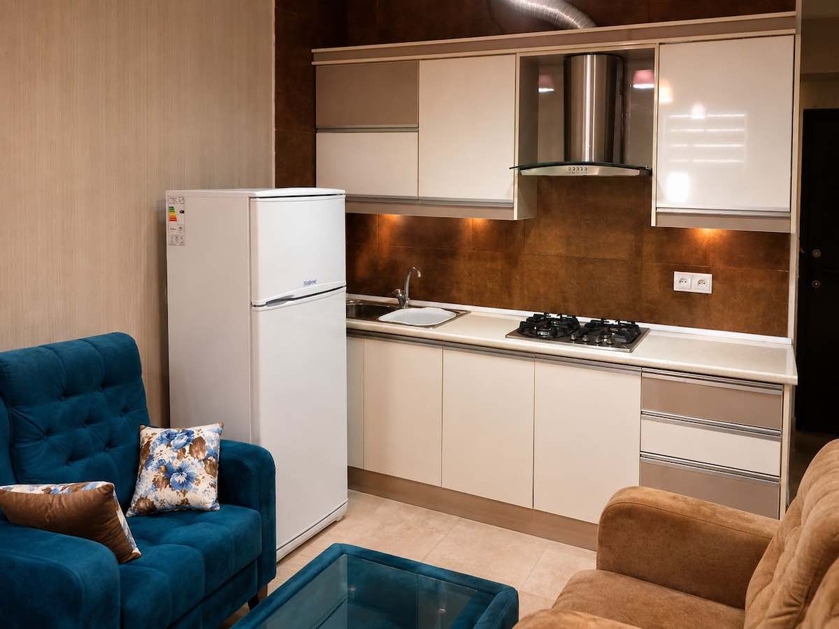Hormuz Family Suite Kitchen and Living Area