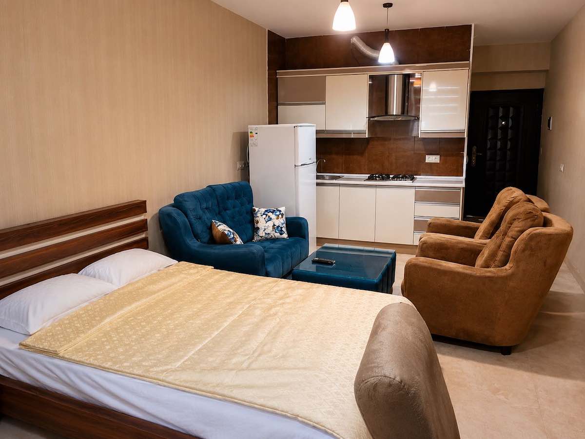 Family suite accommodation at Red Beach Hotel Hormuz Island
