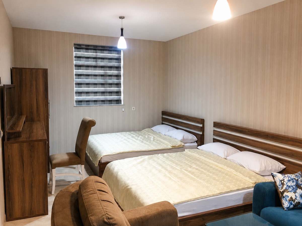 Hormuz Family Suite Sleeping Area with Two Double Beds